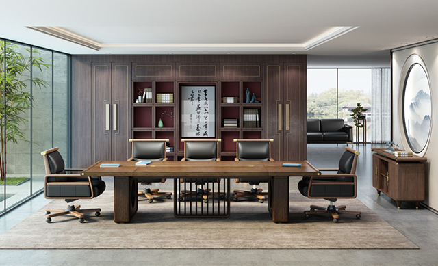 行云会议桌椅3.2米